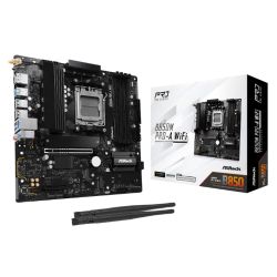 Asrock B850M PRO-A WIFI, AMD B850, AM5, Micro ATX, 4 DDR5, HDMI, DP, Wi-Fi 6E, 2.5G LAN, 3x M.2 Asrock B850M PRO-A WIFI, AMD B850, AM5, Micro ATX, 4 DDR5, HDMI, DP, Wi-Fi 6E, 2.5G LAN, 3x M.2